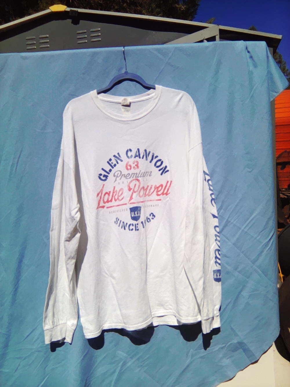 Glen Canyon Long-Sleeve Swim Tee - White